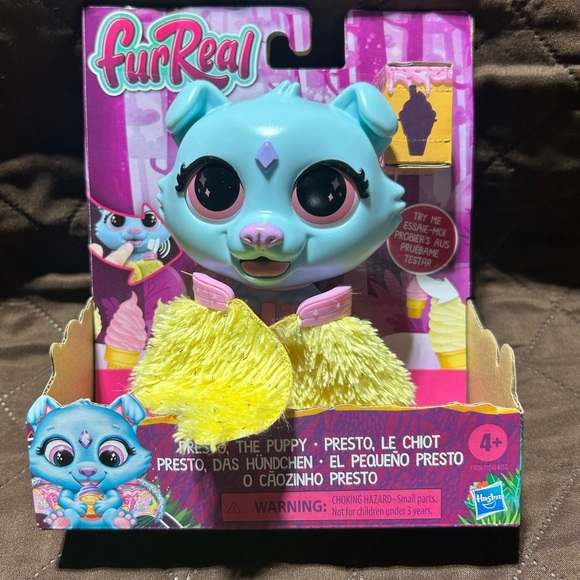 NWT-Presto the Puppy - Blue and Yellow Interactive Pet - Picture 1 of 4